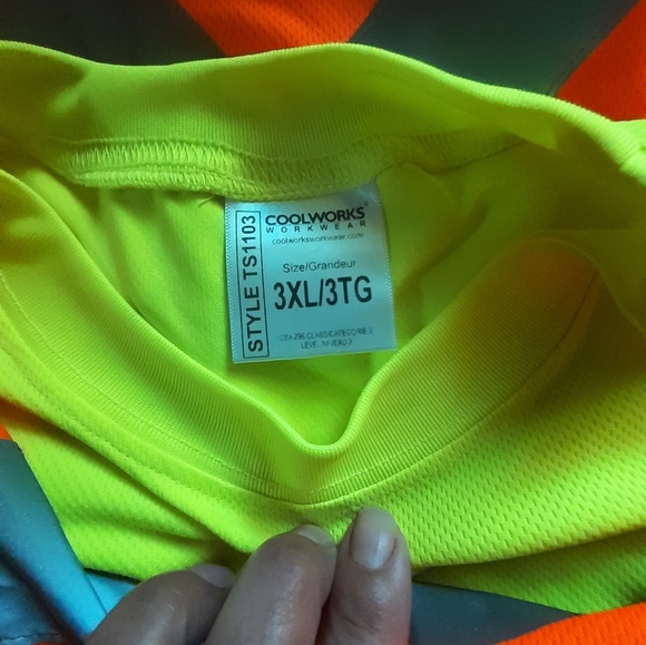 NWOT Safety High Visibility Men's Size 3XL Yellow - Picture 14 of 15